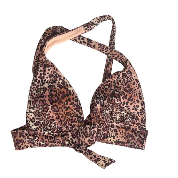 Shade & Shore Bikini Swim Top Womens Medium Pink Padded New Pool Beach - Picture 1 of 9